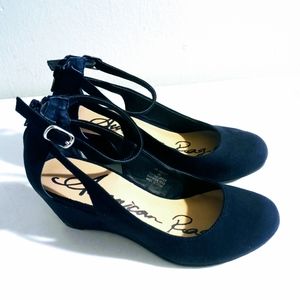 American Rag AmileyR Navy Work Wedge Platform 5.5